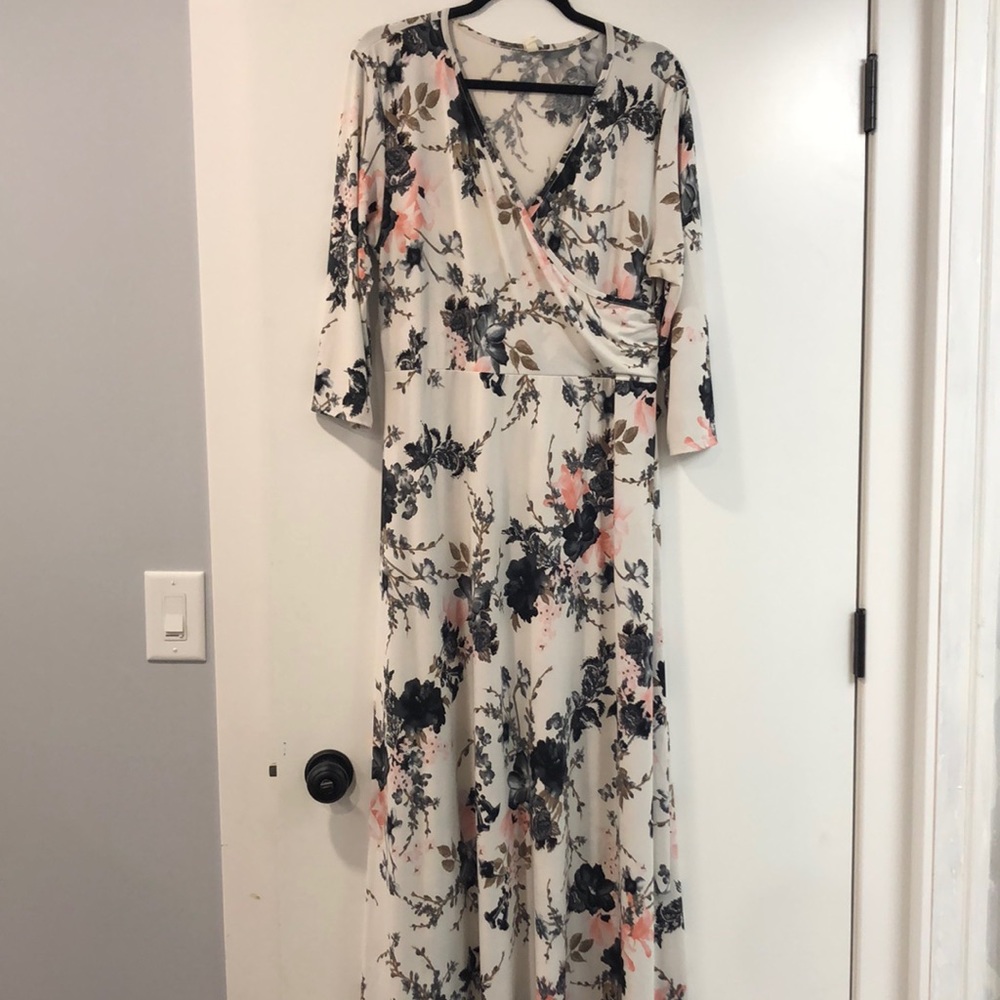 Pink blush floral Dress